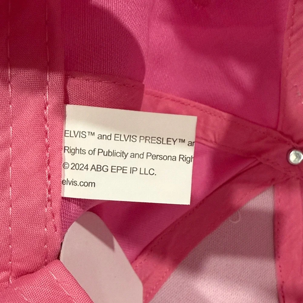 Pink Elvis Presley‎ Signature Baseball Cap
